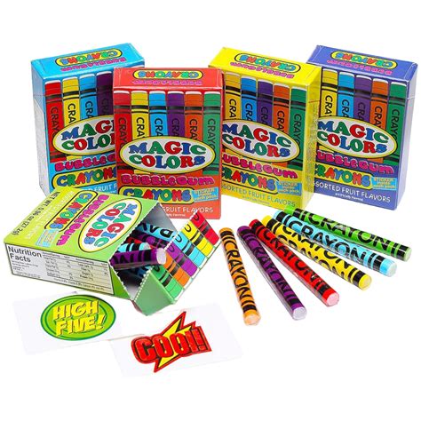 Unlocking Your Inner Artist: Discovering the Possibilities of Magic Colors Bubble Gum Crayons